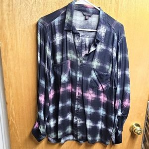 Rock & Republic Women's Plaid Shirt
